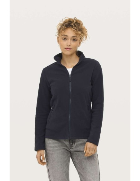 SOL-02094-Womens Plain Fleece Jacket Norman 2